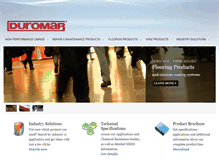 Tablet Screenshot of duromar.com